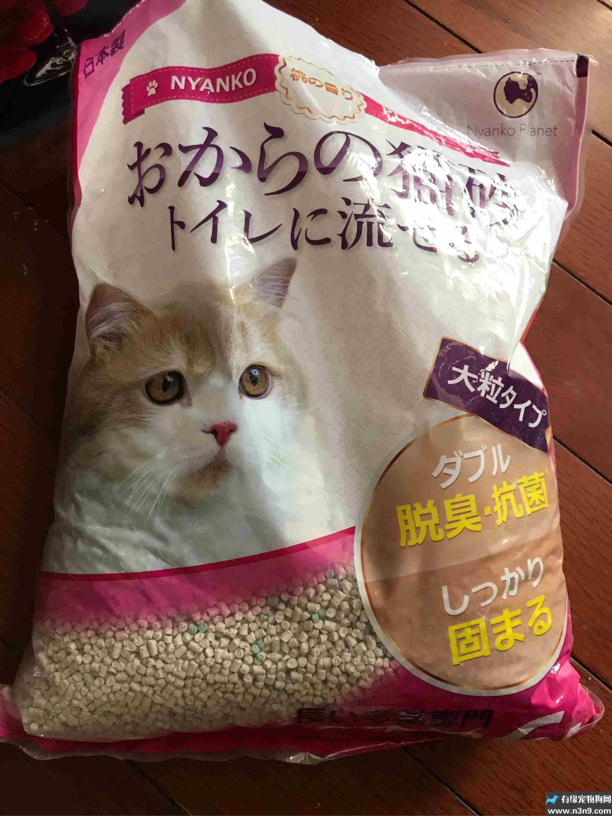 日本进口水蜜桃猫砂